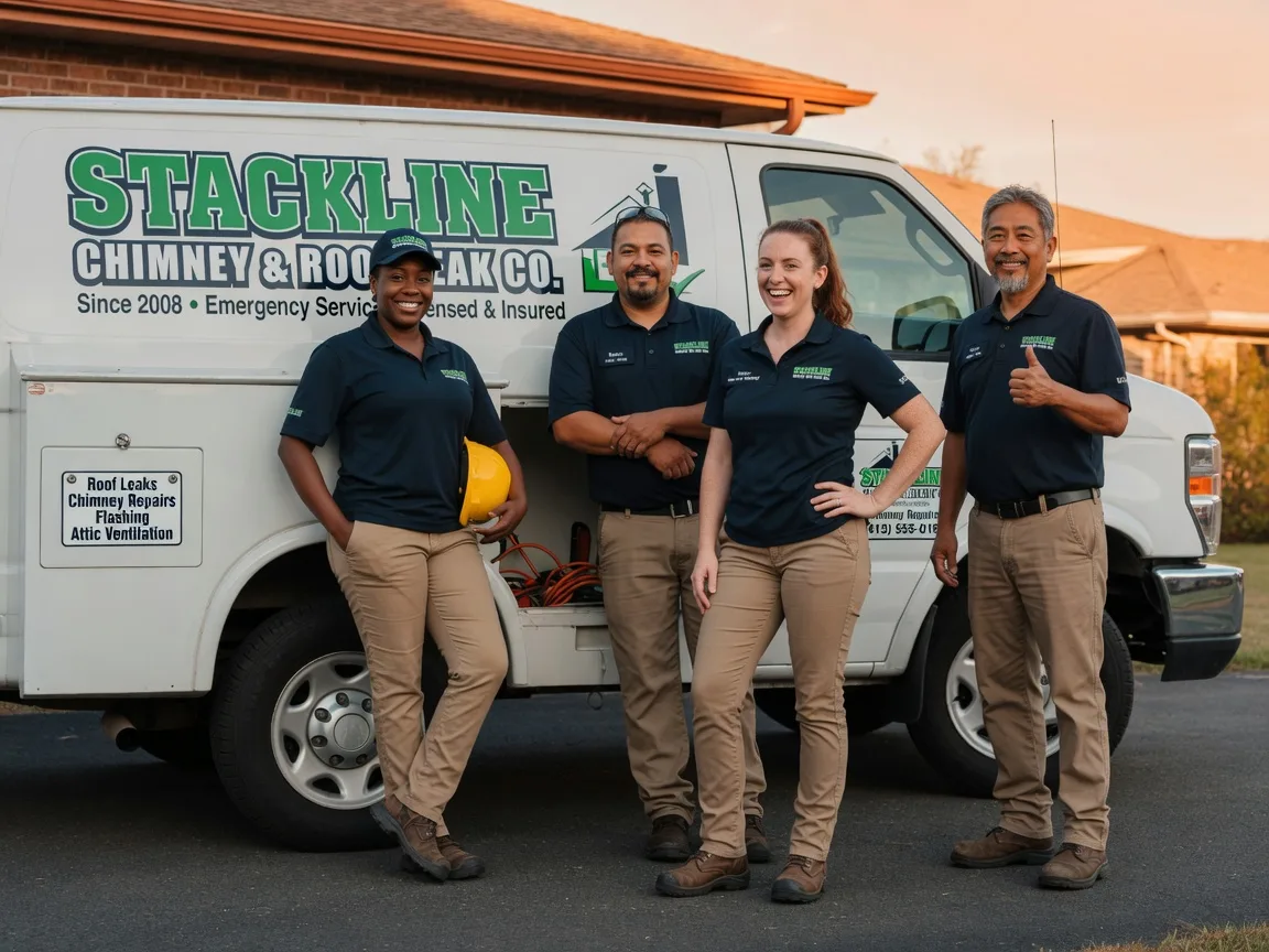 Chimney flashing repair company in Amelia, NE